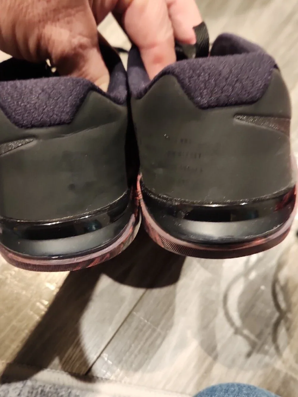 Nike Metcon Black Sneakers with Subtle Purple Accents Women's Sz 8